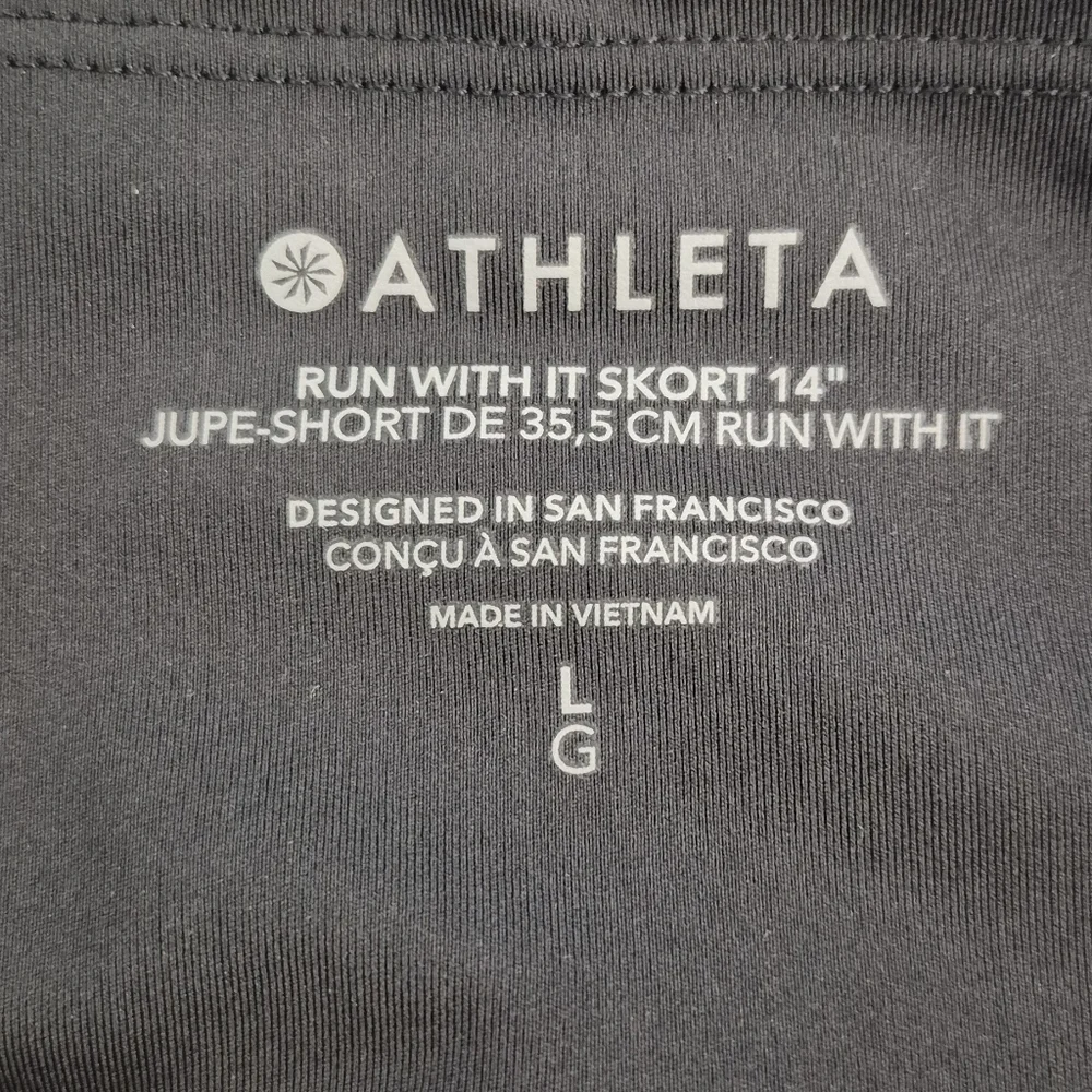 Athleta Run With It Skort 14